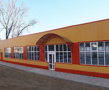 Быстровозводимое кафе из сэндвич-панелей
